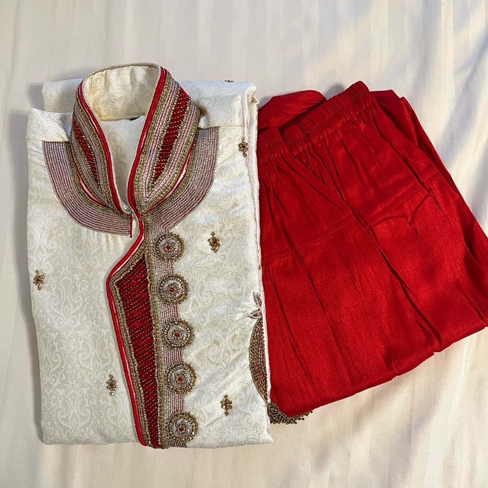 NEW Men’s Off-White Indian Sherwani